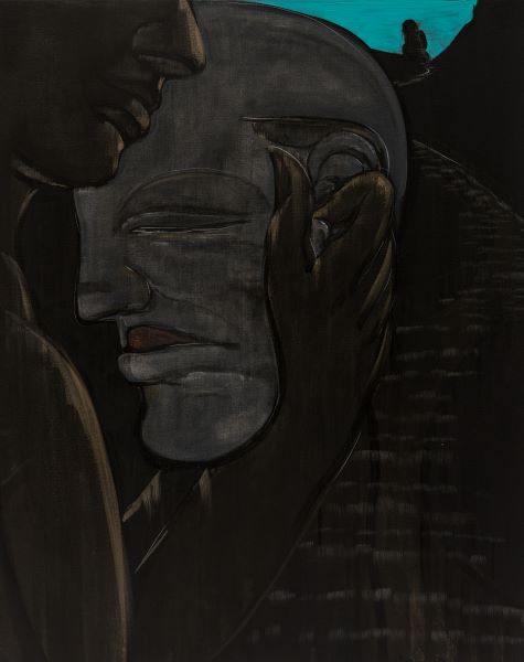 Mind Imprints, 2015, Acrylic on Canvas, 90x72cm